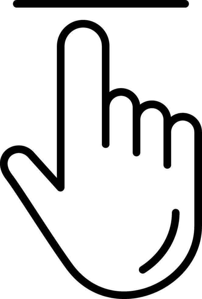 Horizantal Pinch Icon Design Symbol vector