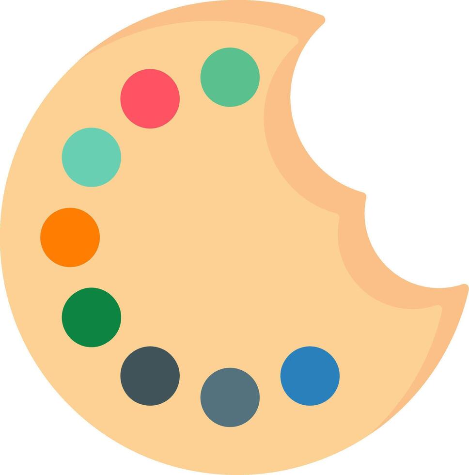Palette Icon Design Symbol vector