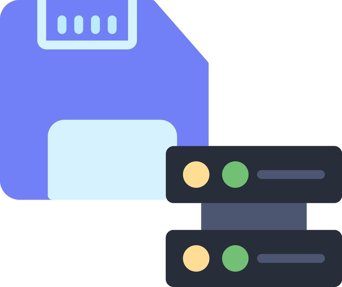 Backup Icon Design Symbol vector