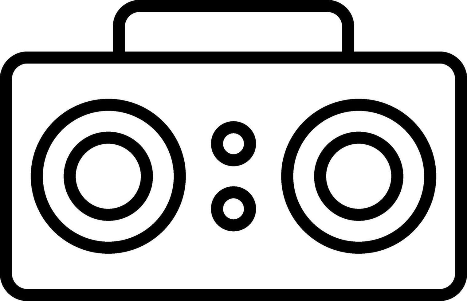 Boombox Icon Design Symbol vector