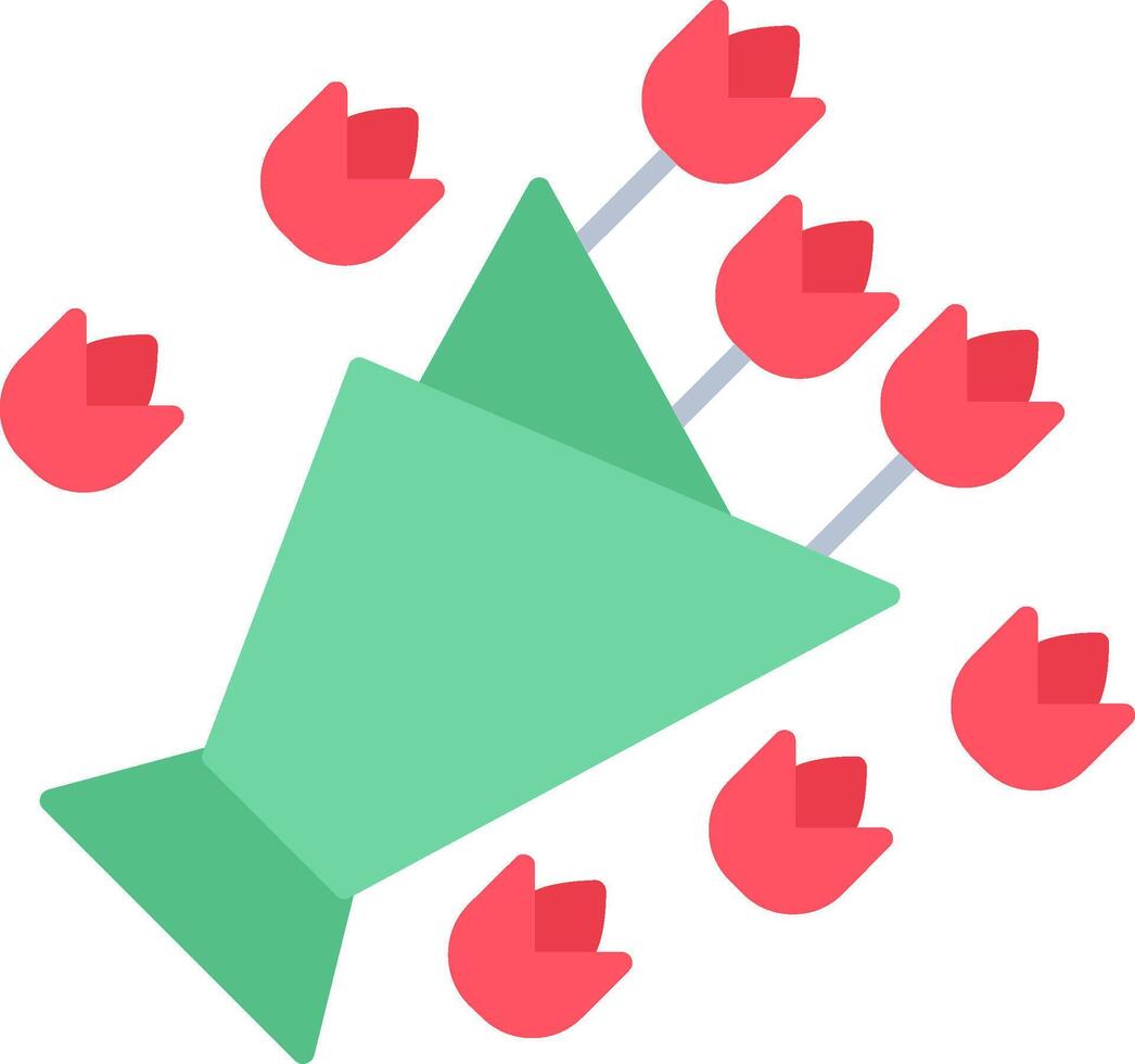 Flower Bouquet Icon Design Symbol vector