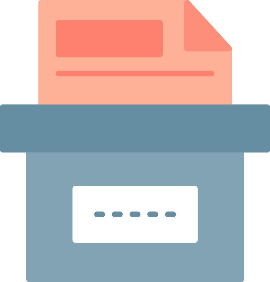 Storage Box Icon Design Symbol vector