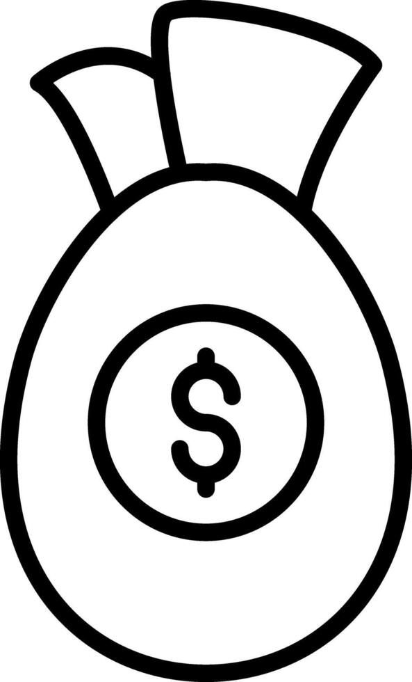 Money Bag Icon Design Symbol vector