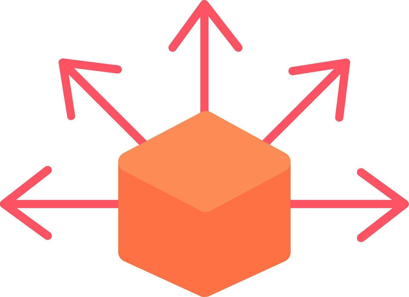 Decentralized Icon Design Symbol vector