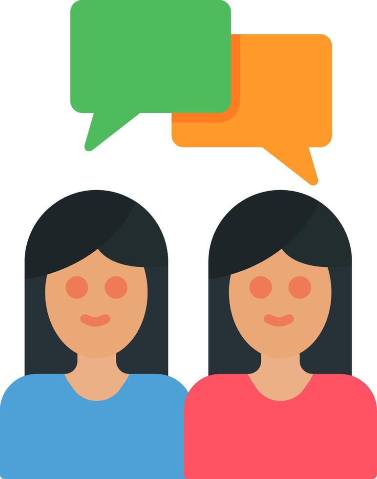 Discussion Icon Design Symbol vector