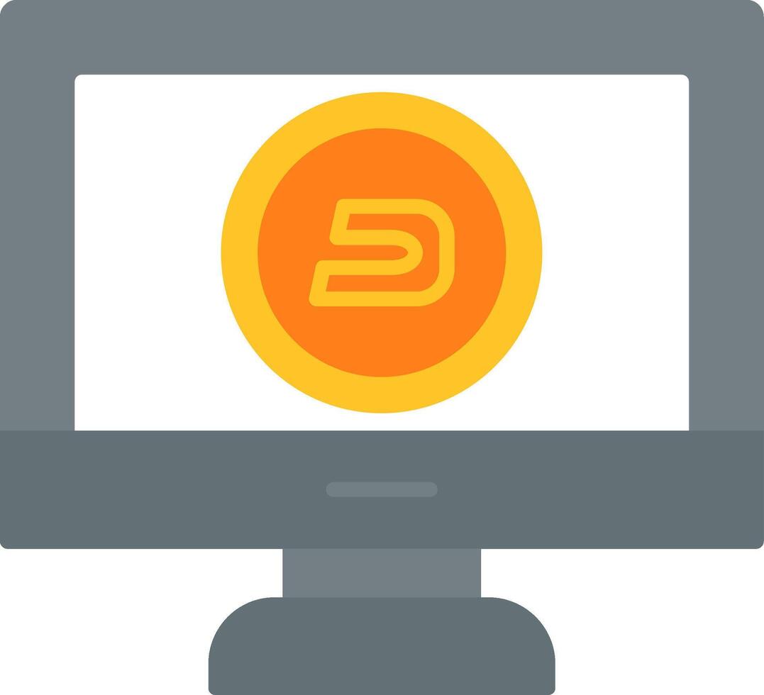 Dash Icon Design Symbol vector