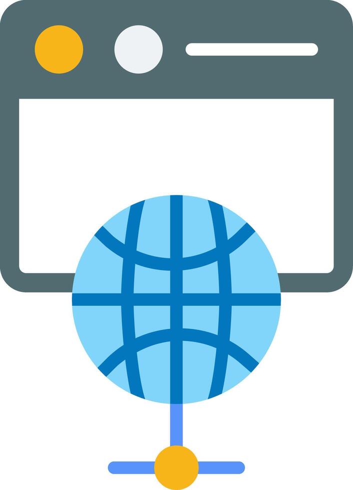 Browser Icon Design Symbol vector