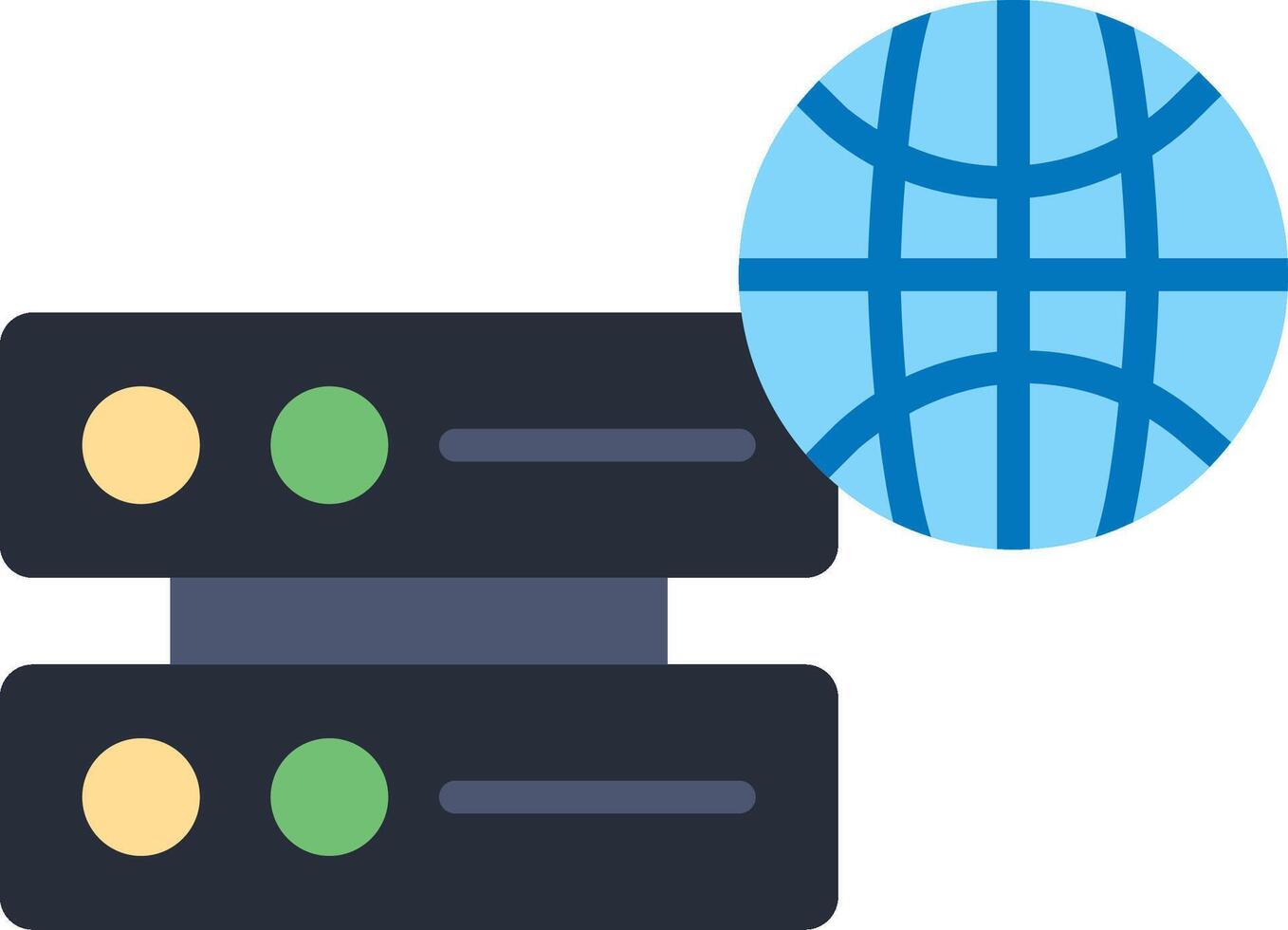 Web Hosting Icon Design Symbol vector