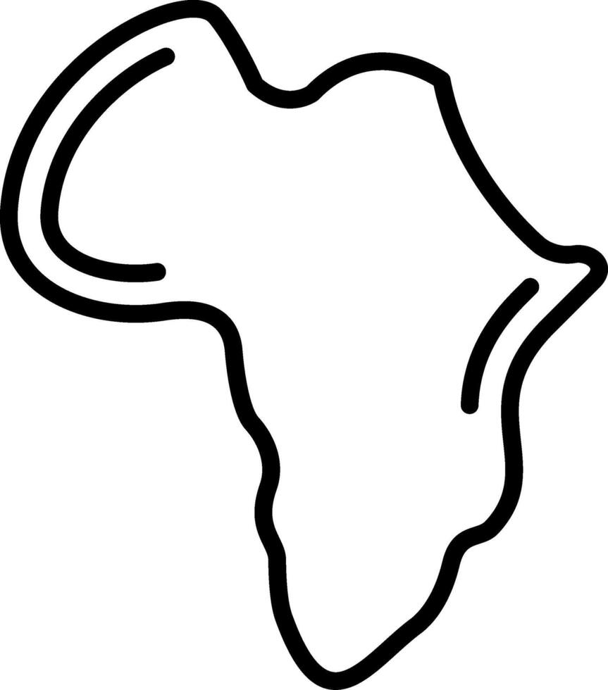 Africa Icon Design Symbol vector