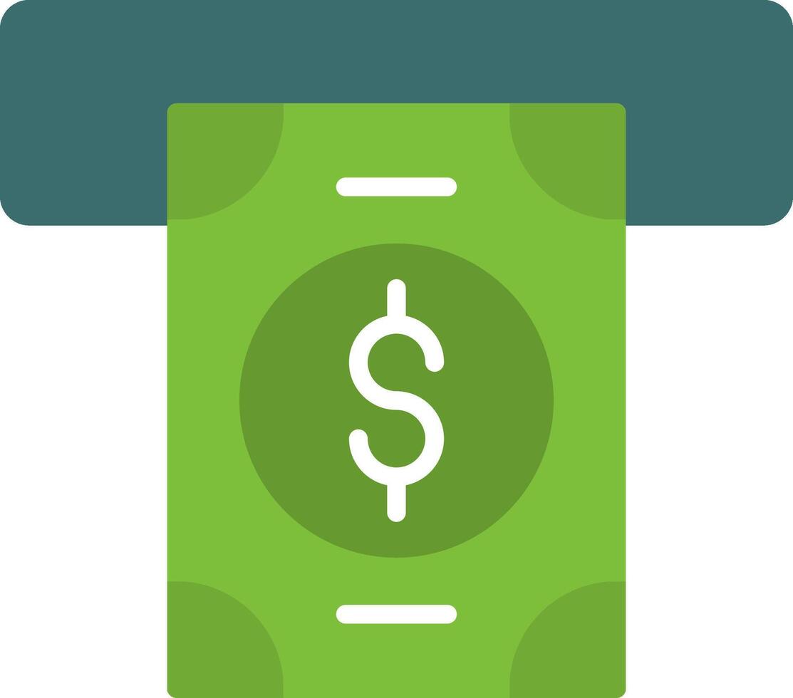 Money Withdrawal Icon Design Symbol vector