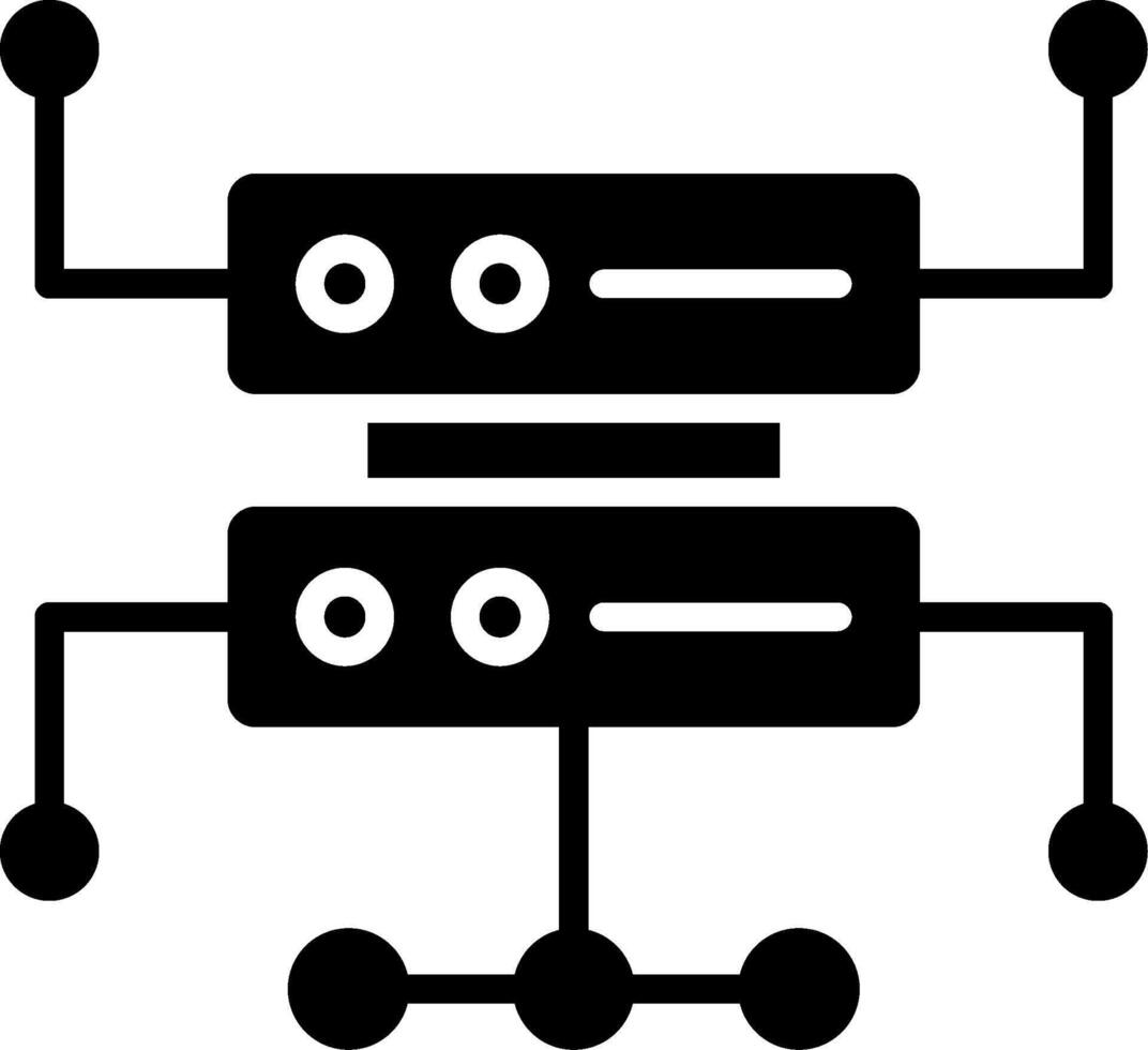 Hosting Icon Design Symbol vector