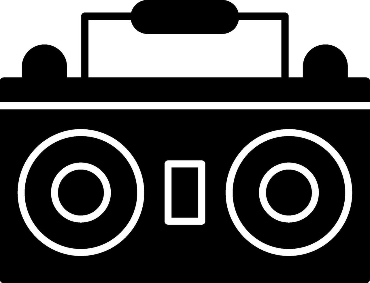 Tape Recorder Icon Design Symbol vector