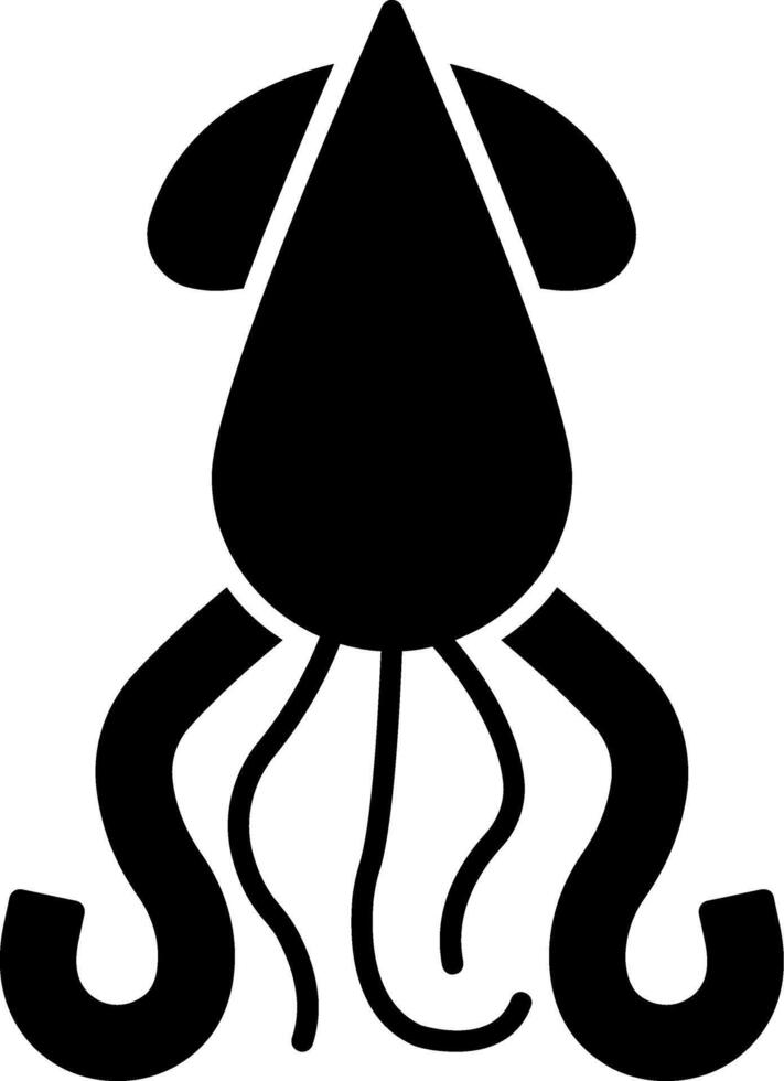 Squid Icon Design Symbol vector