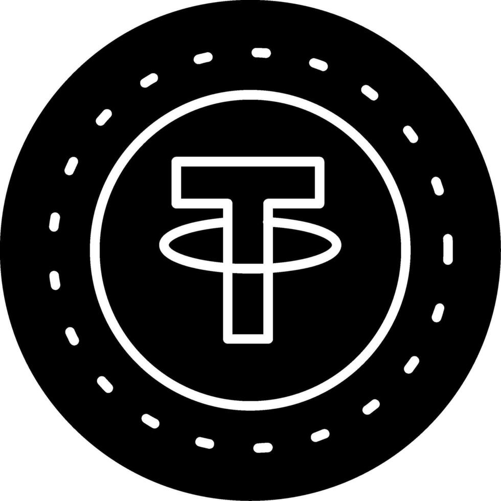 Tether Icon Design Symbol vector