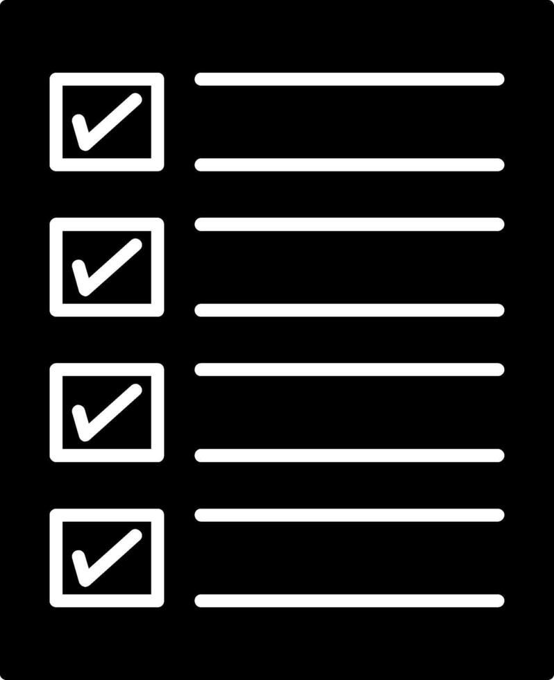 Checklist Icon Design Symbol vector