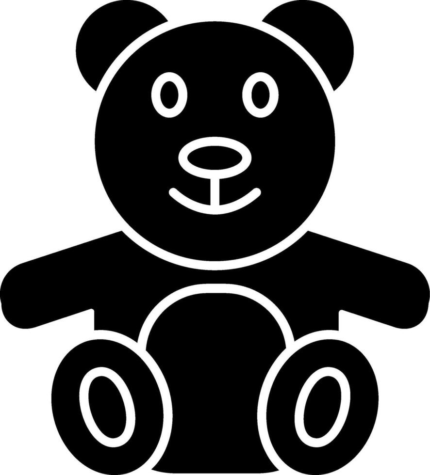 Teddy Bear Icon Design Symbol vector