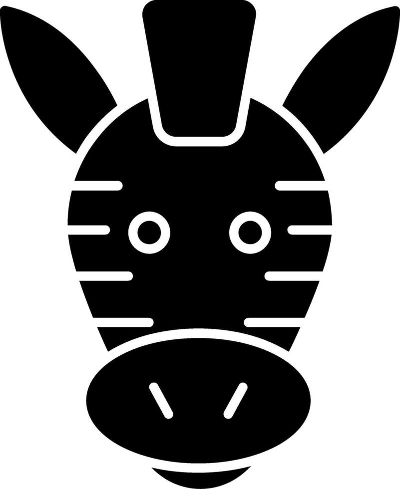 Zebra Icon Design Symbol vector