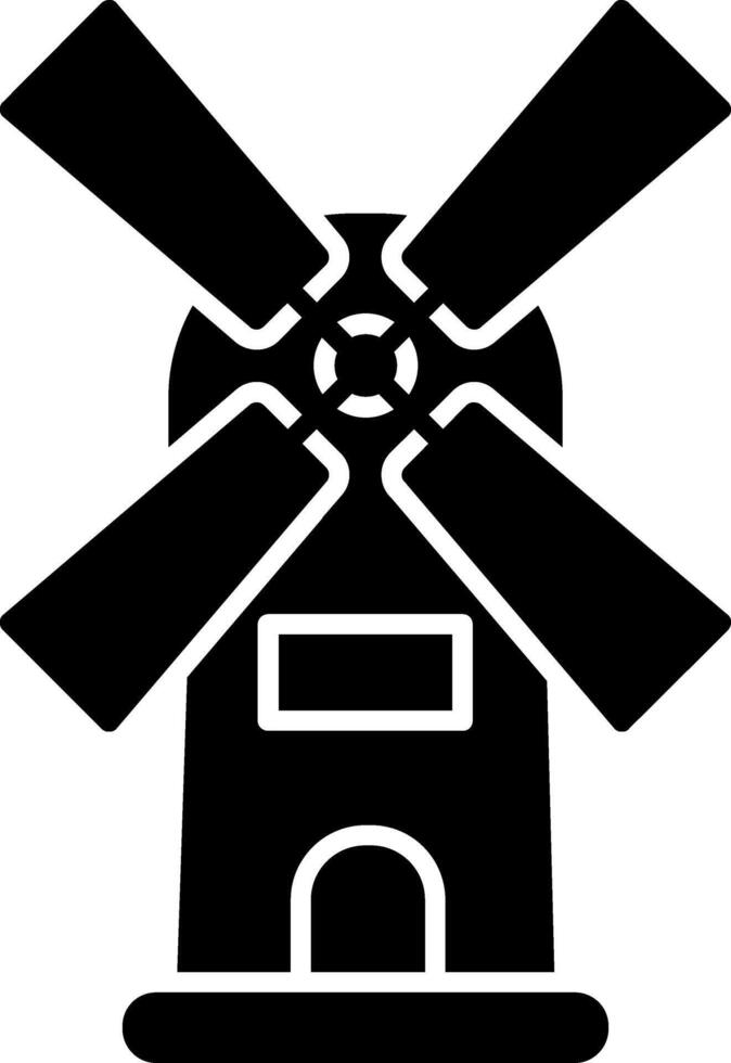 Windmill Icon Design Symbol vector