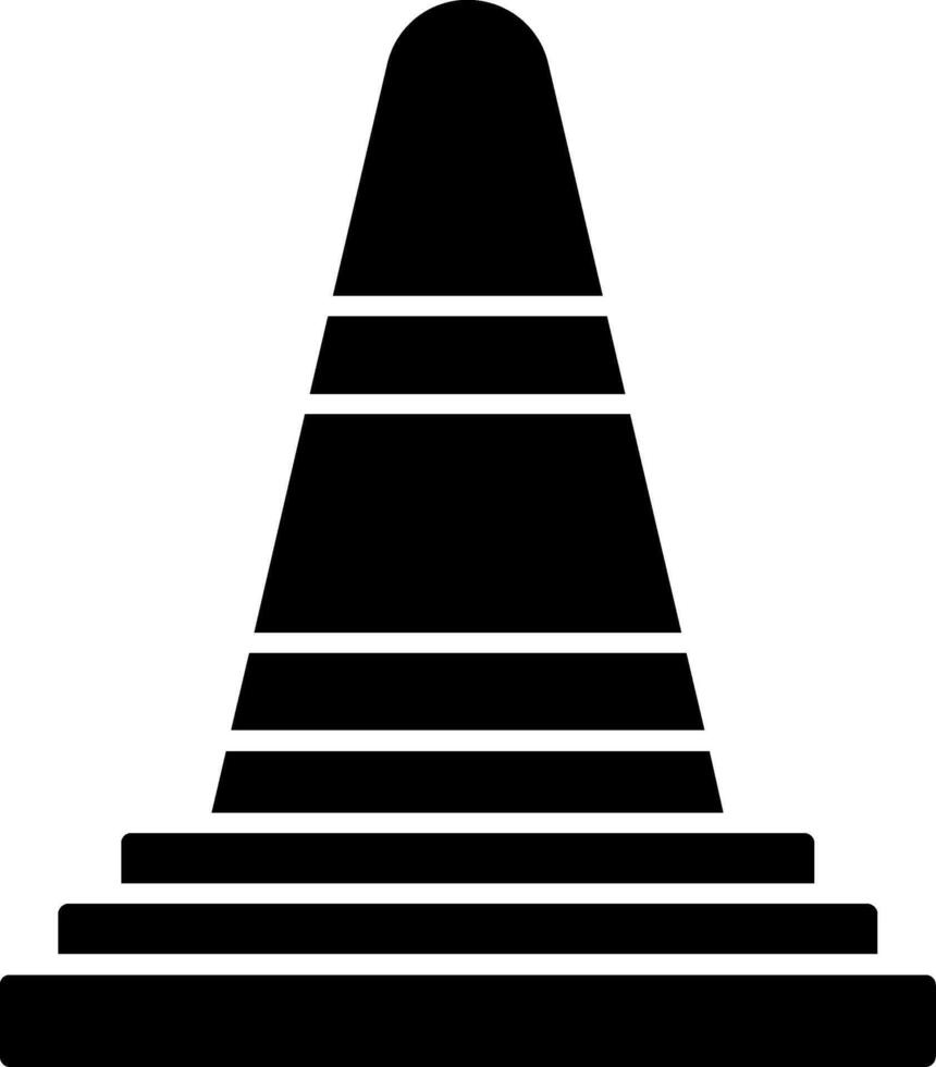Traffic Cone Icon Design Symbol vector