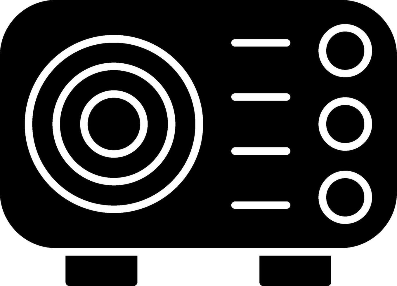 Projector Icon Design Symbol vector