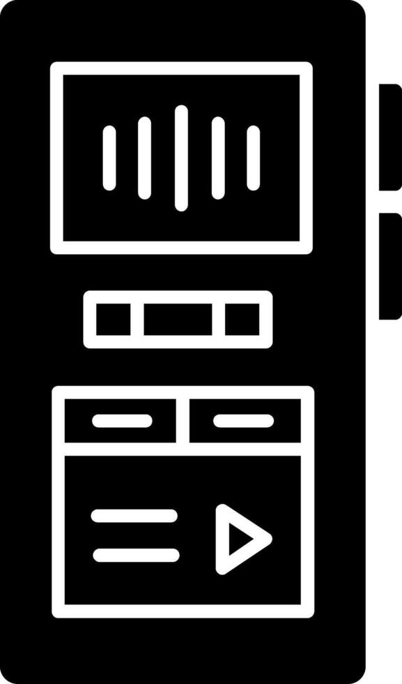 Recorder Icon Design Symbol vector