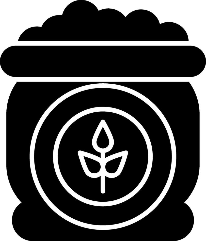 Seed Bag Icon Design Symbol vector