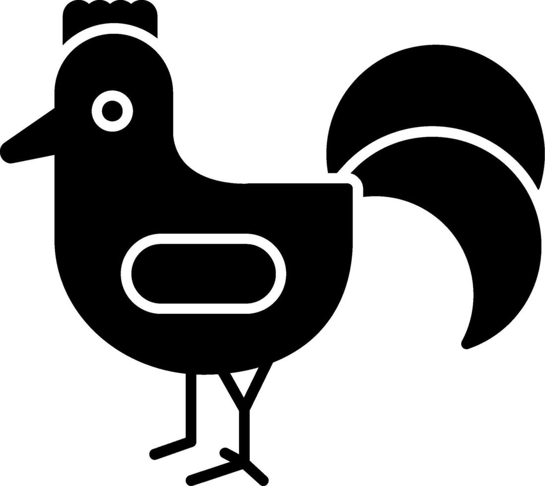 Rooster Icon Design Symbol vector