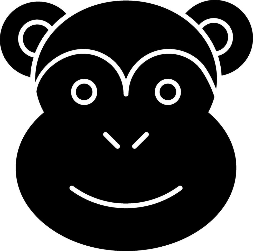 Monkey Icon Design Symbol vector