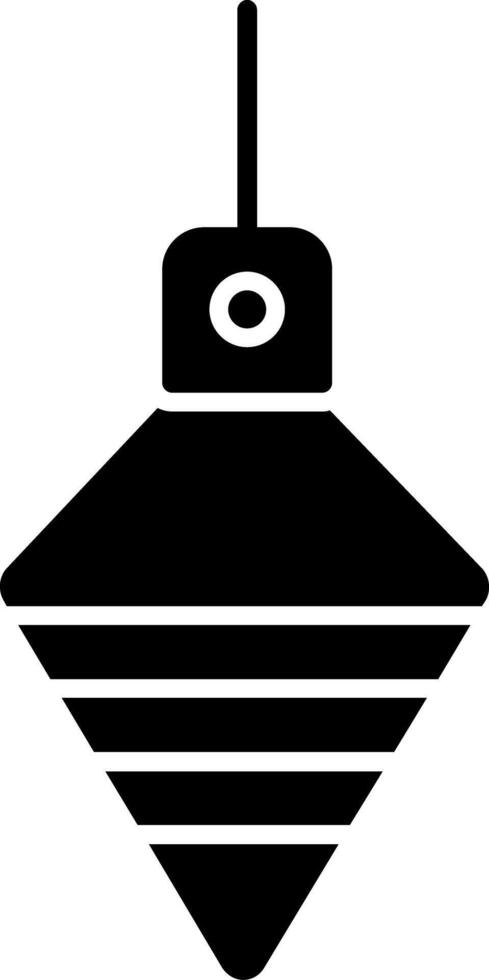 Plumb Bob Icon Design Symbol vector