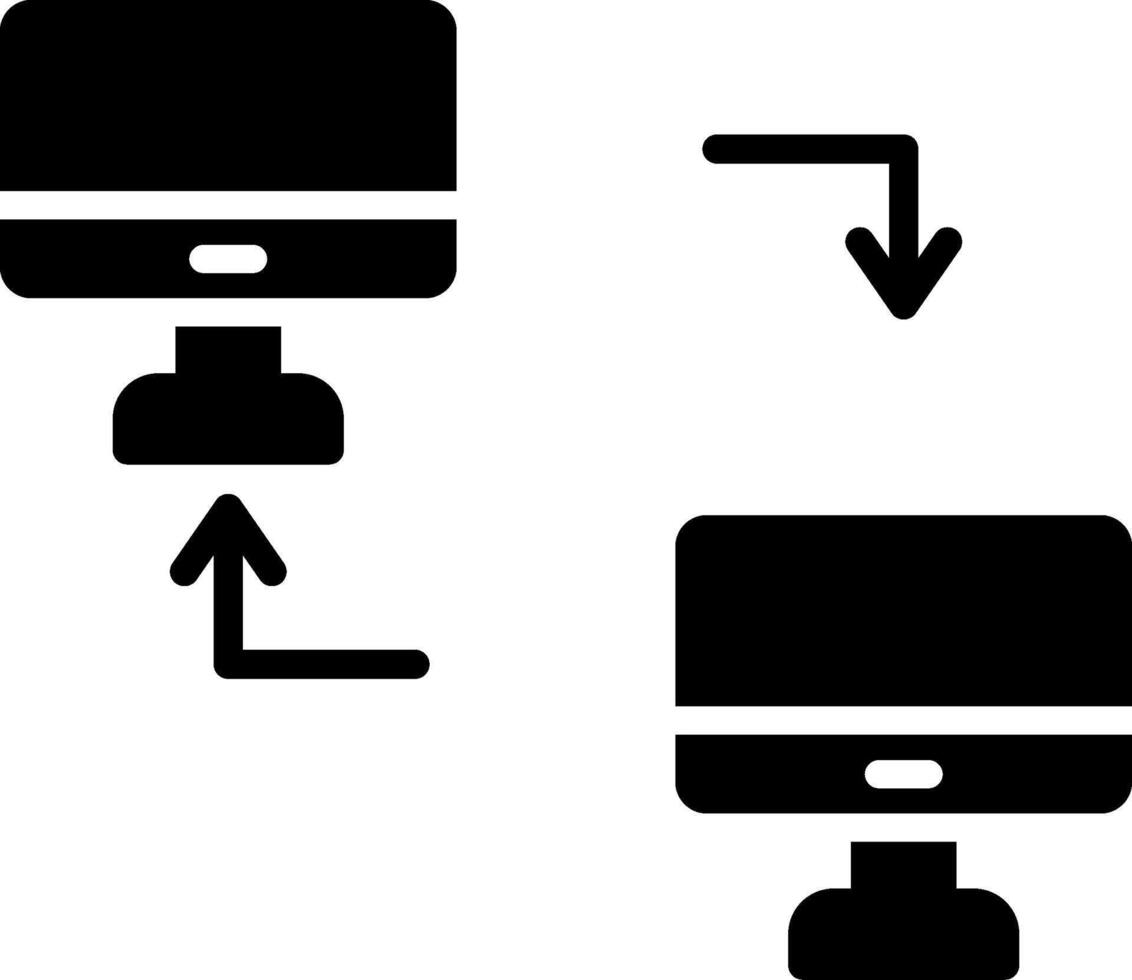 Transfer Icon Design Symbol vector