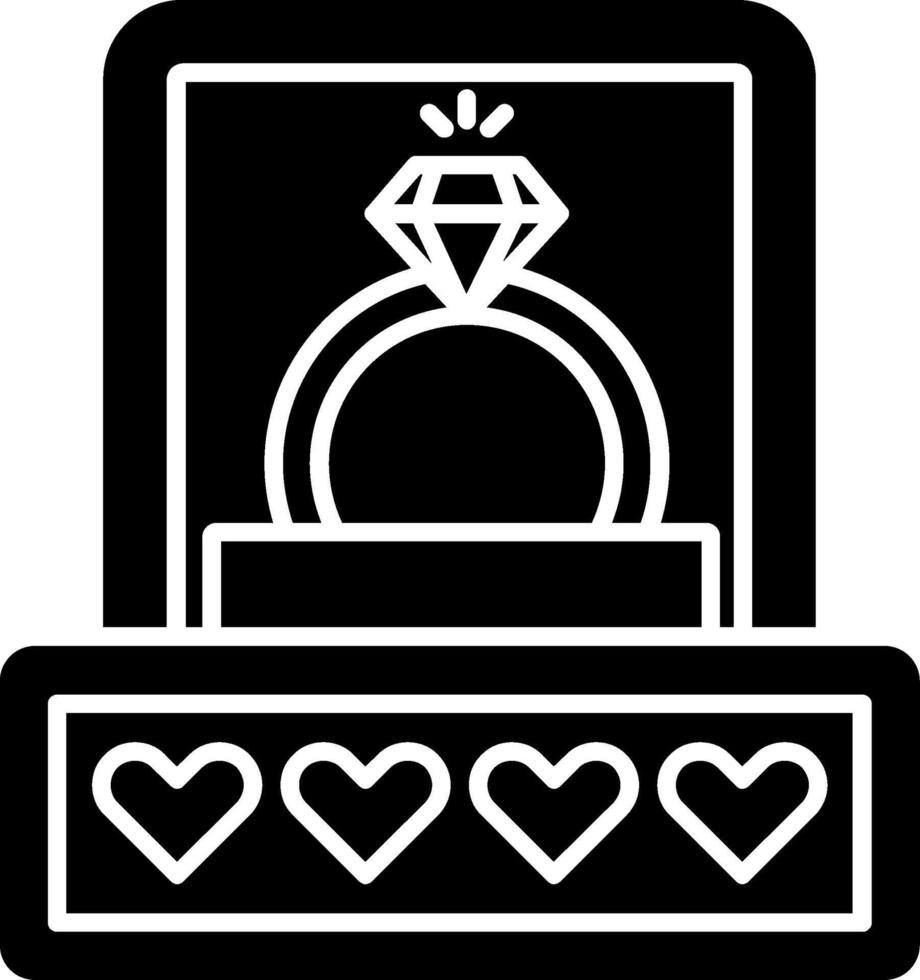 Engagement Ring Icon Design Symbol vector