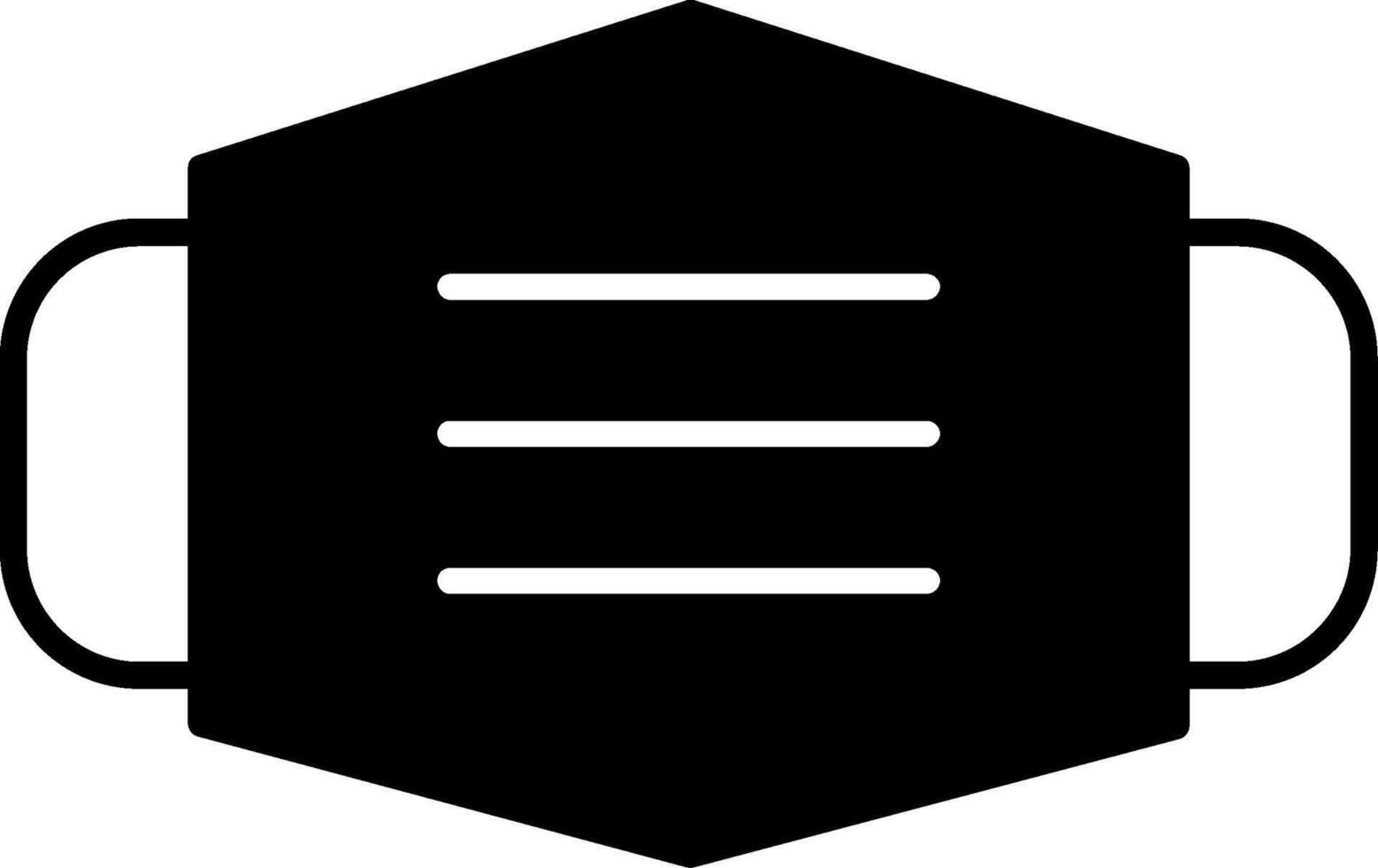 Face Mask Icon Design Symbol vector