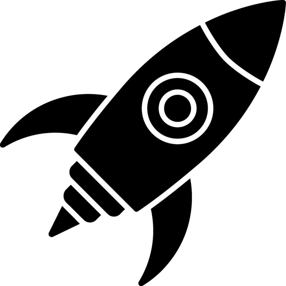 Space Rocket Icon Design Symbol vector