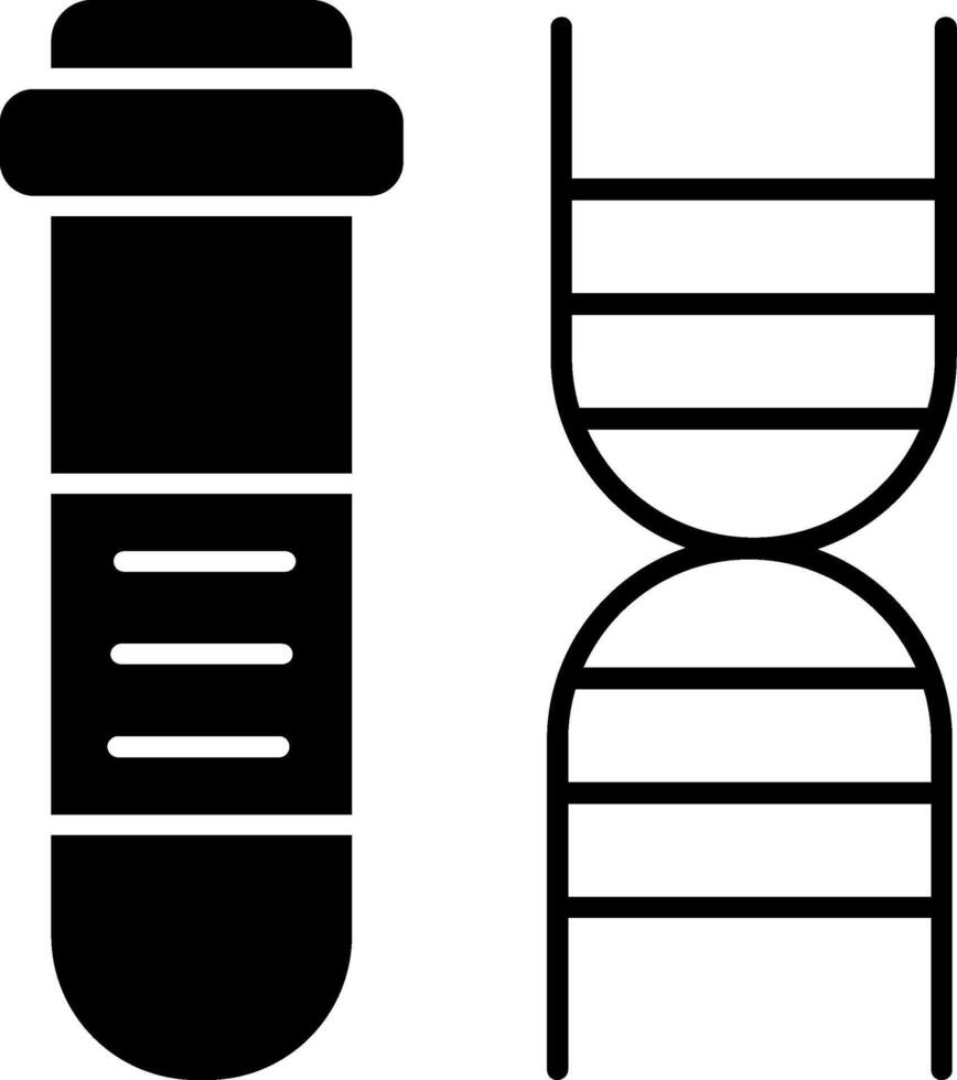DNA Test Icon Design Symbol vector