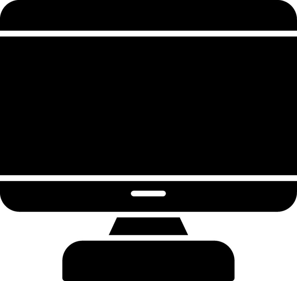 Monitor Icon Design Symbol vector