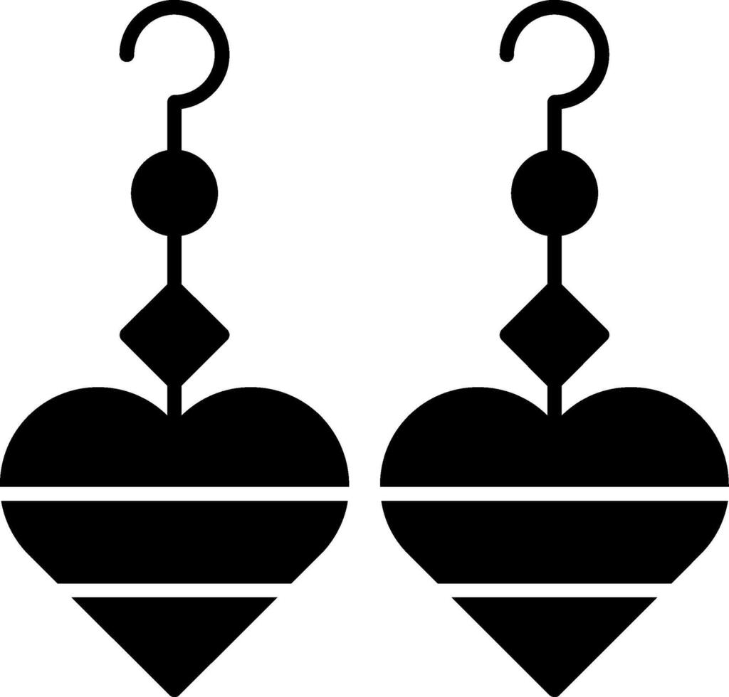 Earrings Icon Design Symbol vector