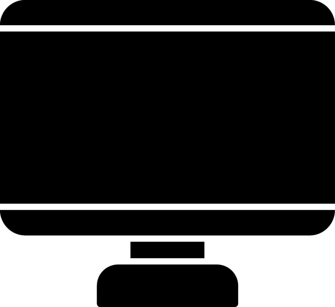 Monitor Icon Design Symbol vector