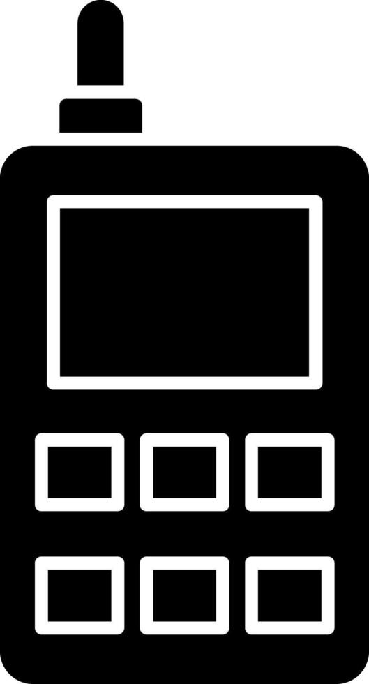 Old Mobile Phone Icon Design Symbol vector