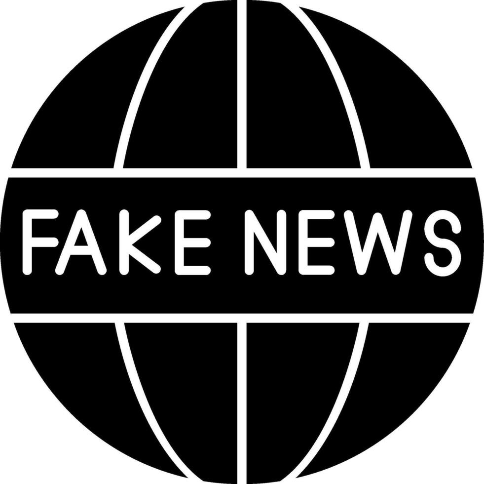 Fake News Icon Design Symbol vector