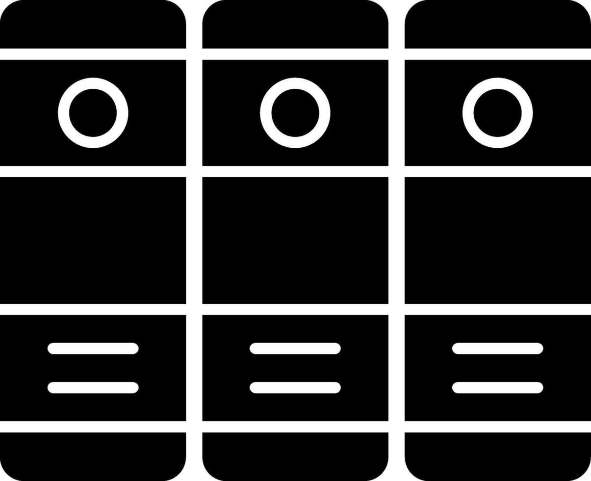 Folders Icon Design Symbol vector