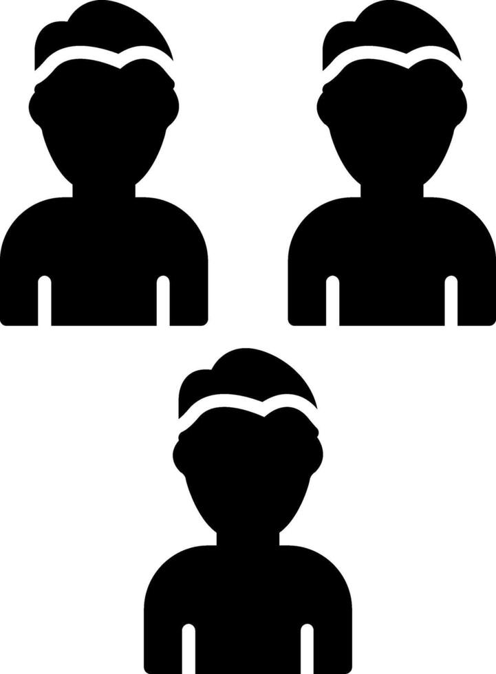 Team Icon Design Symbol vector