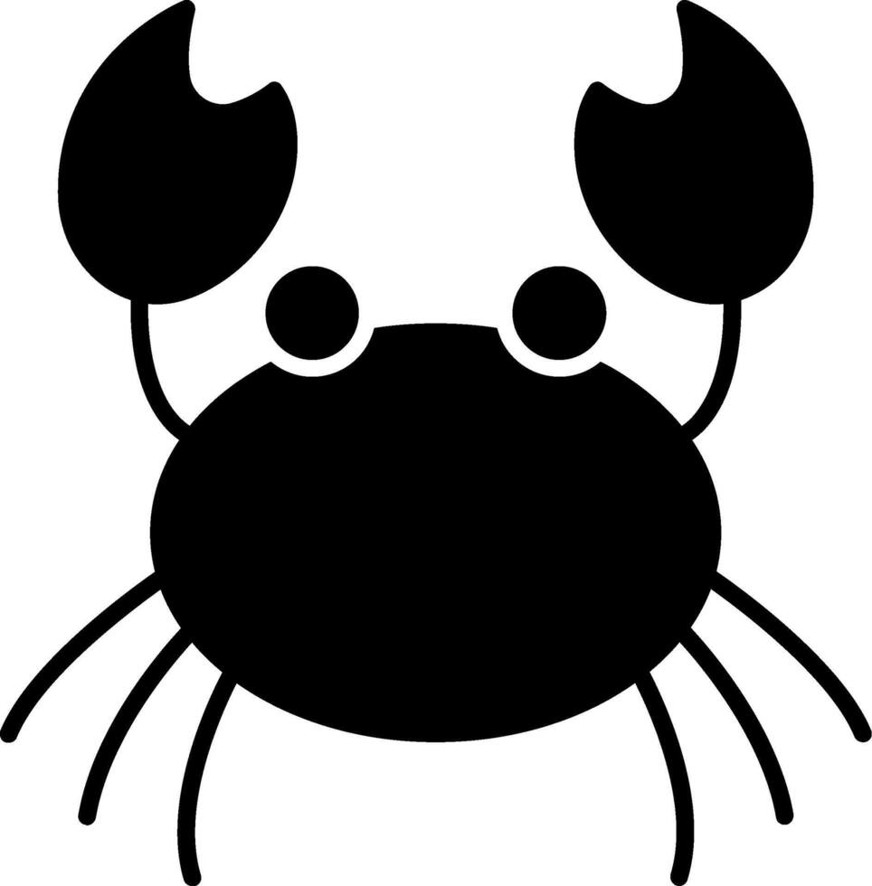 Crab Icon Design Symbol vector
