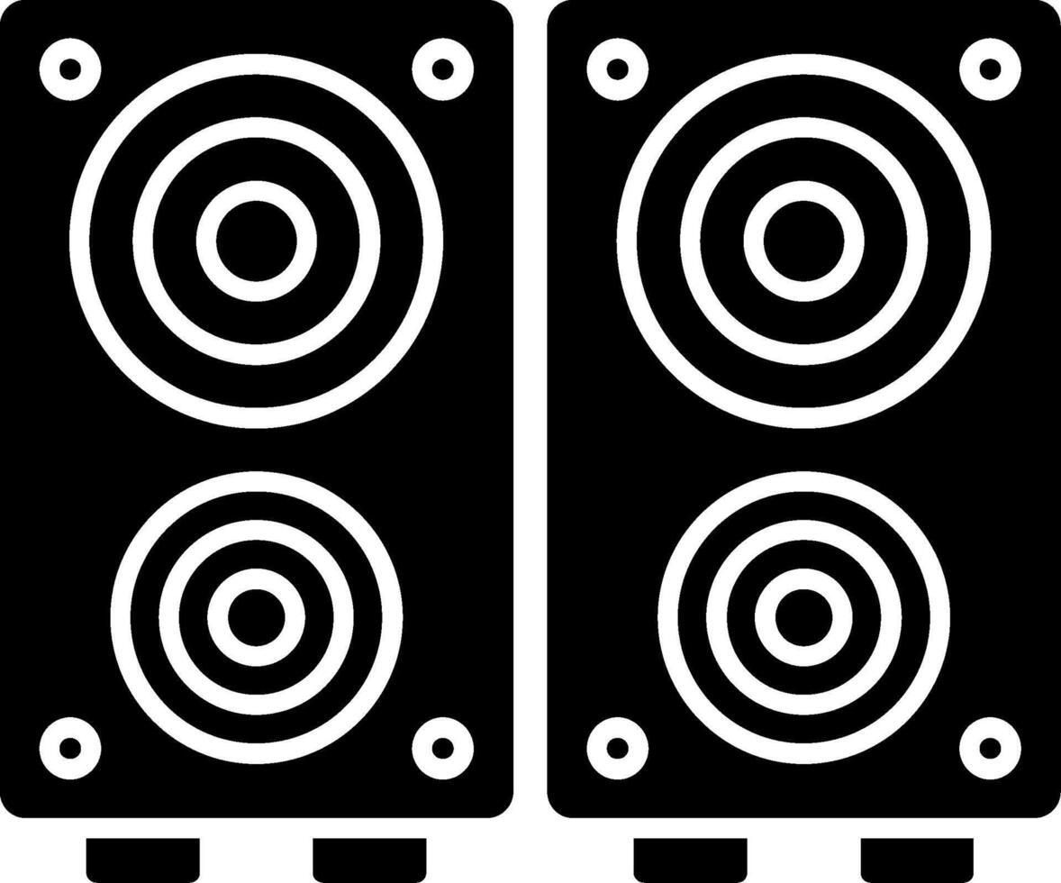 Speaker Box Icon Design Symbol vector