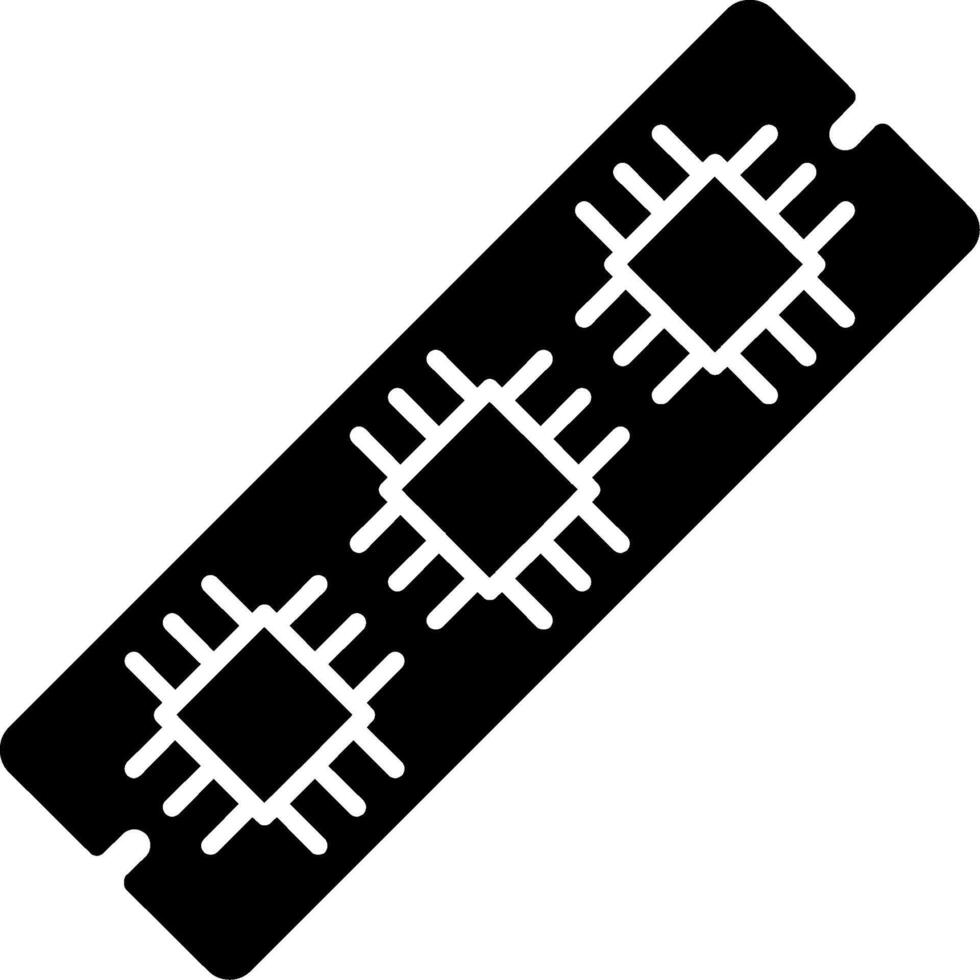 Ram Memory Icon Design Symbol vector