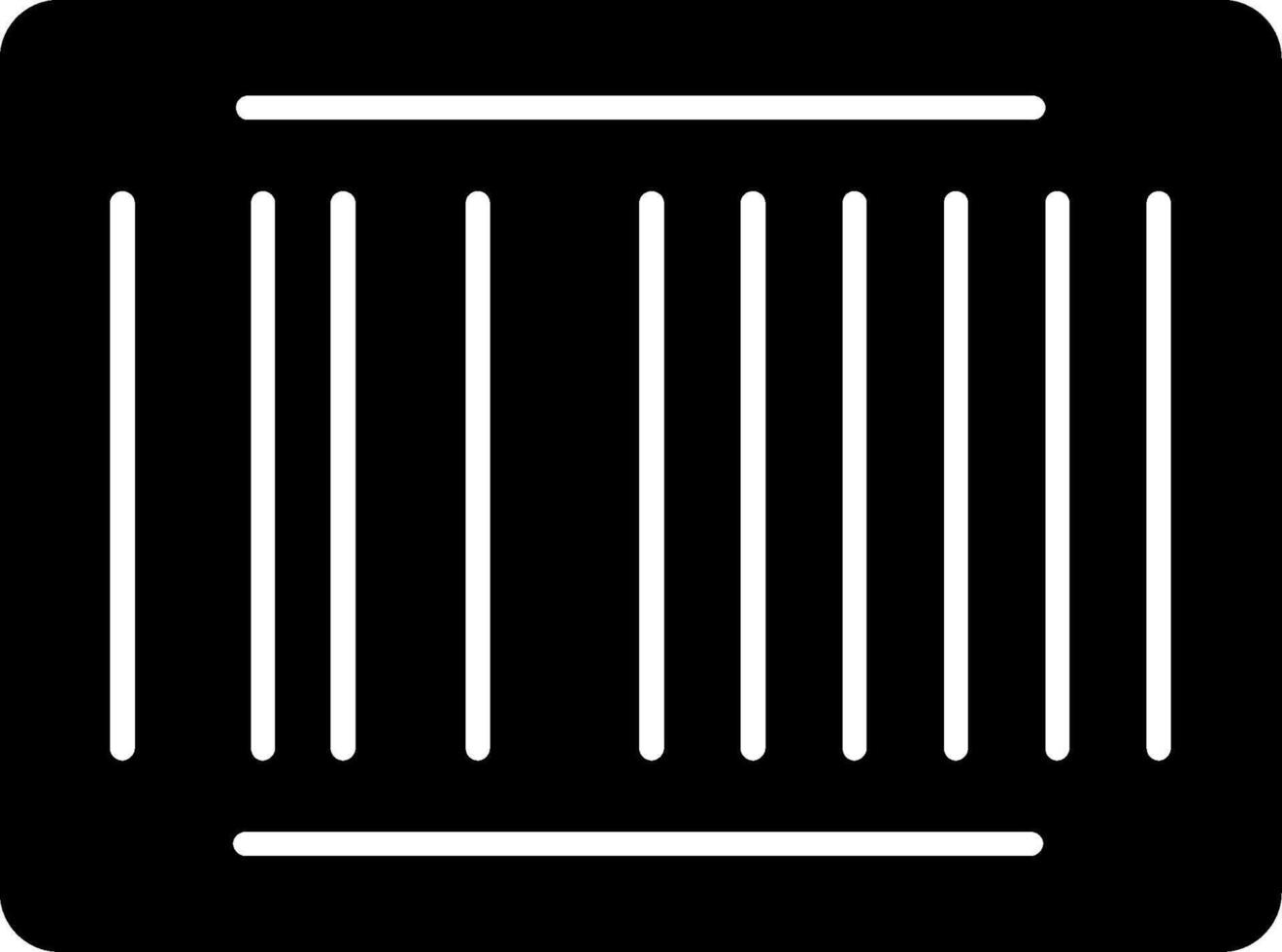Bar Code Icon Design Symbol vector