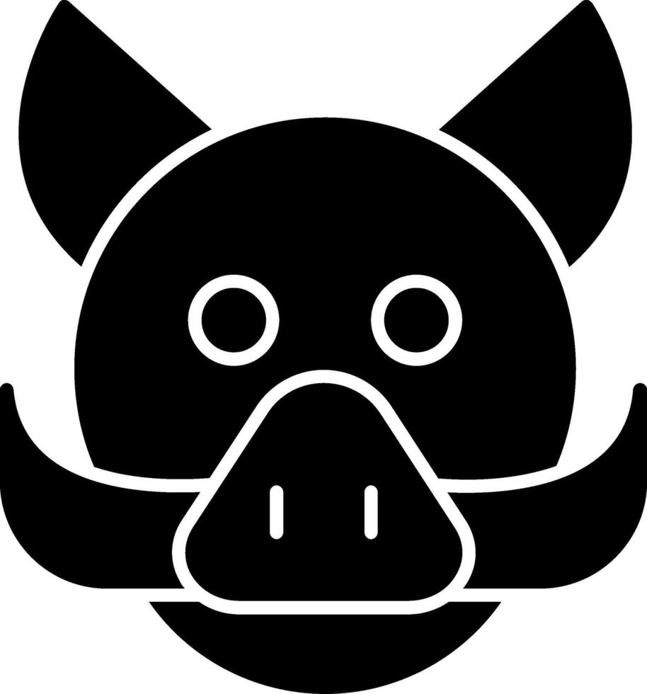 Boar Icon Design Symbol vector