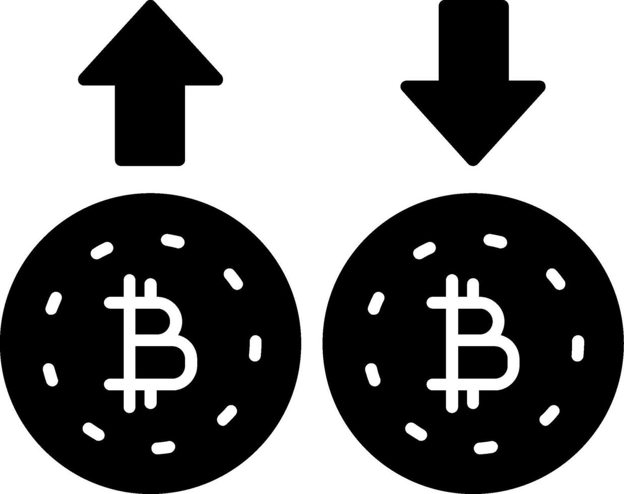 Bitcoin Icon Design Symbol vector