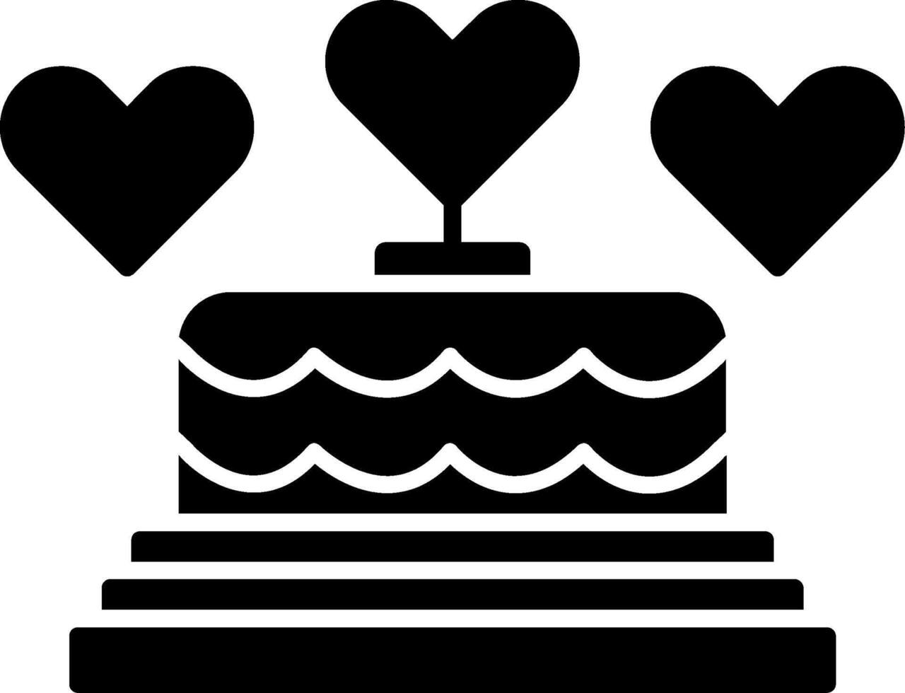 Cake Icon Design Symbol vector