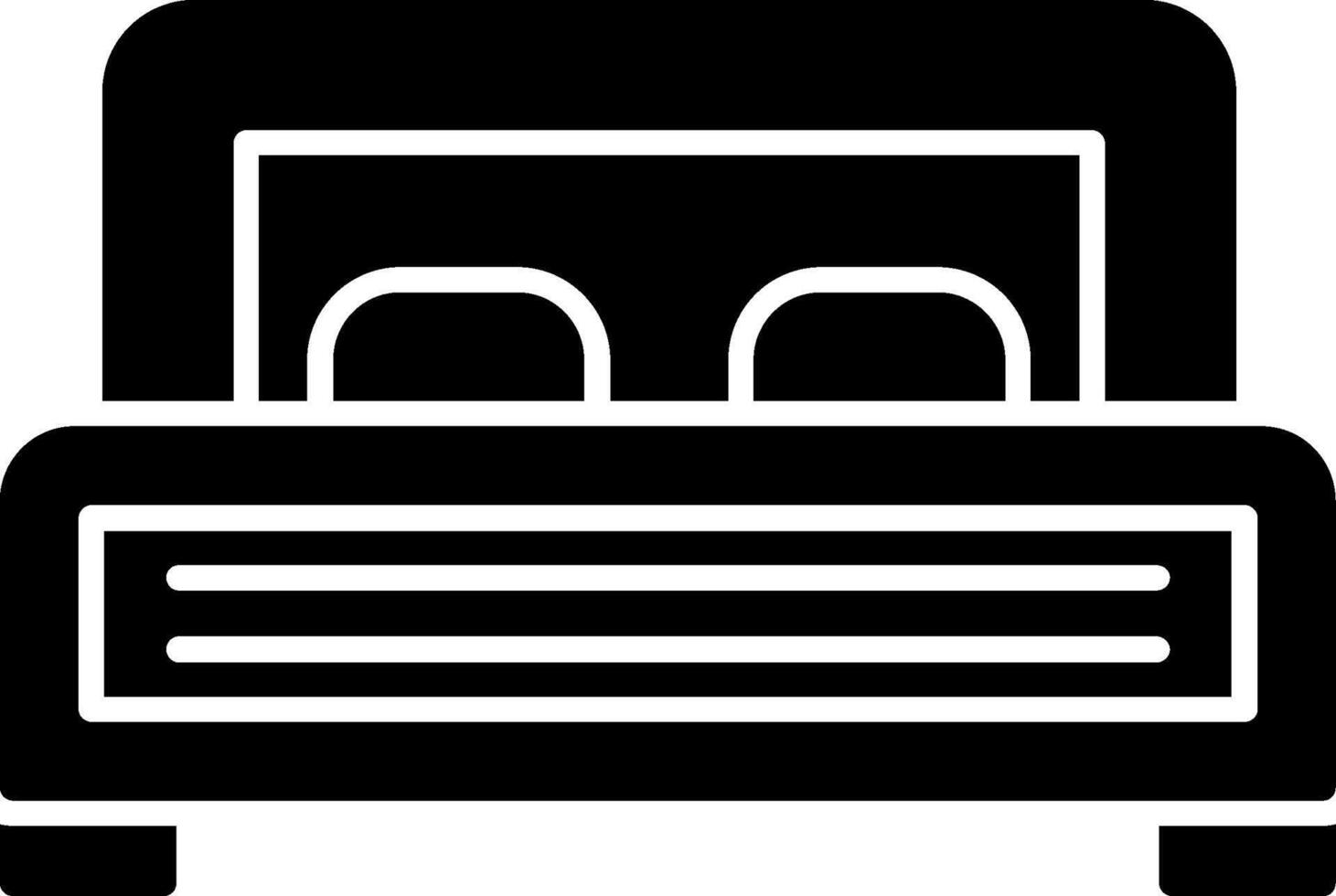 Bed Icon Design Symbol vector