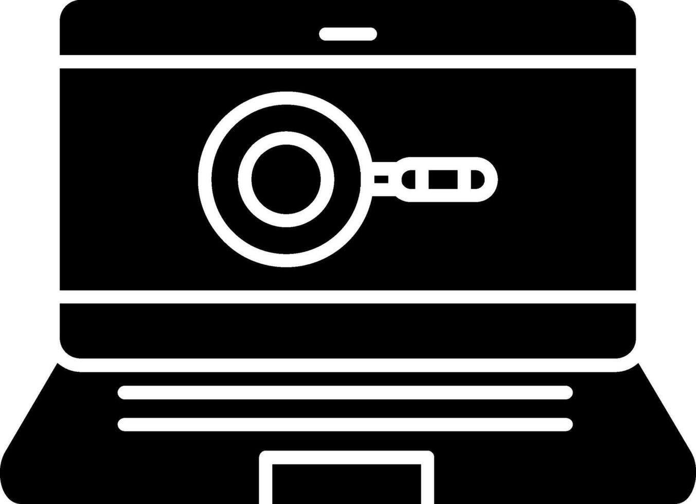 Laptop Icon Design Symbol vector